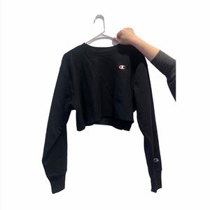 Champion reverse weave crop top crewneck sweater